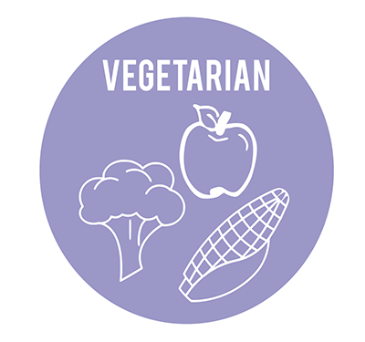 label marking item as vegetarian