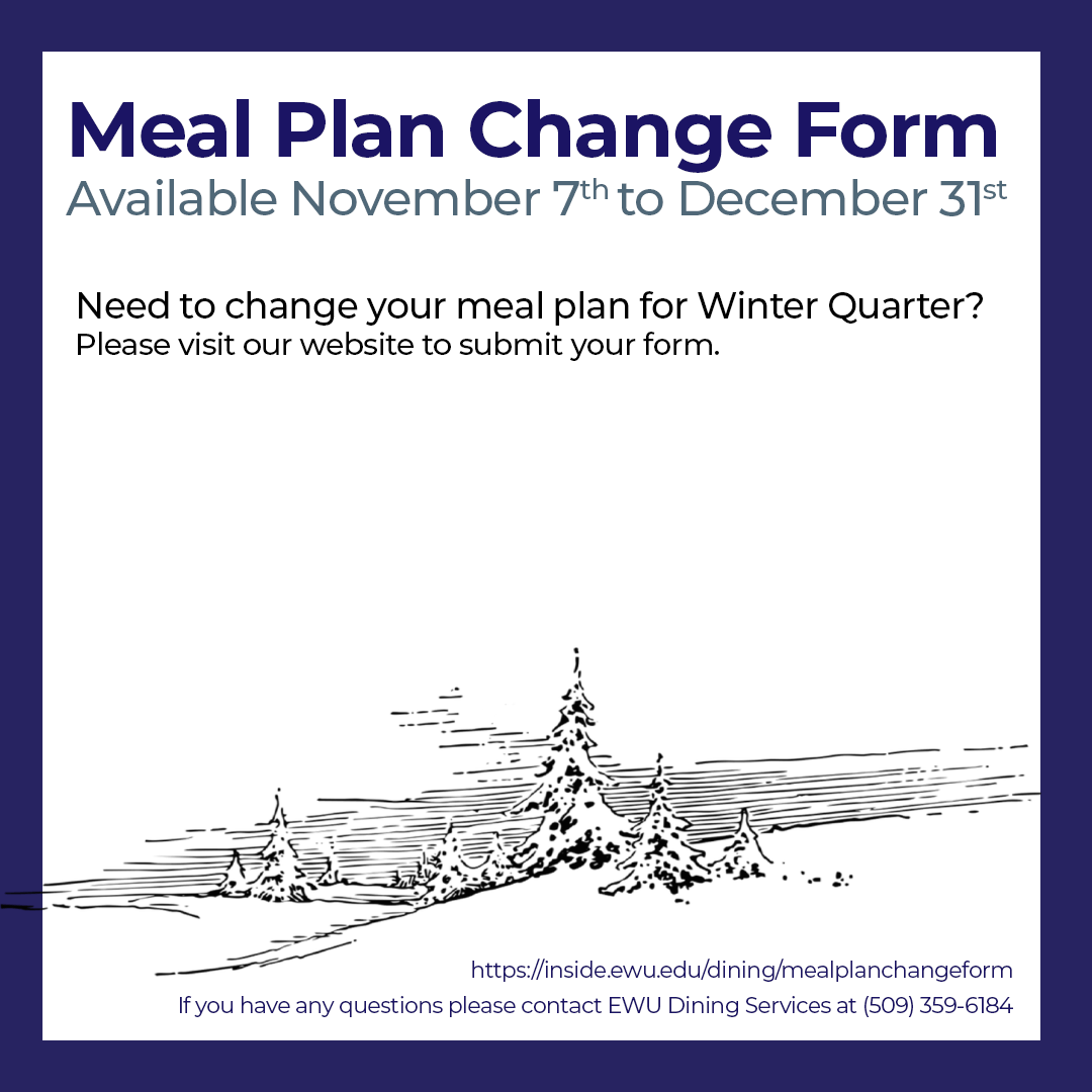 meal plan change form available November 7 to December 31