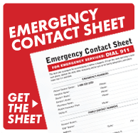 Emergency Contact Sheet image