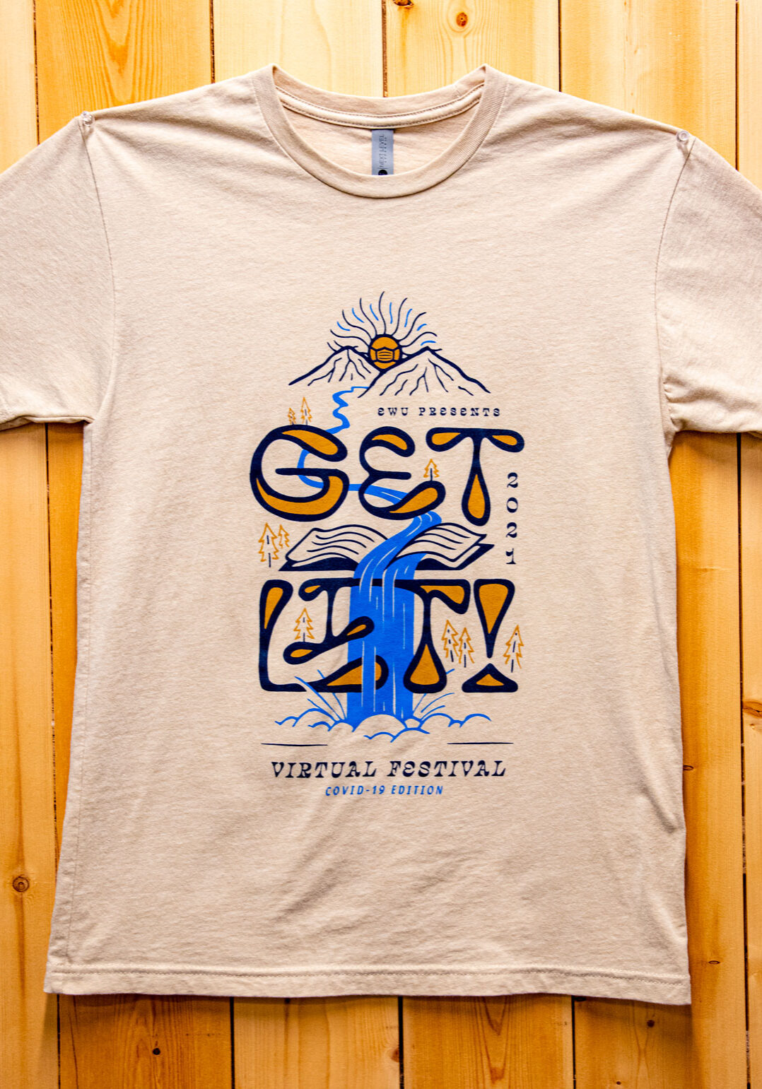 get lit! 2021 festival t-shirt with logo