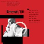 Emmett Till July 25, 1941 - August 28, 1955 "We are still killing black youth because we have not yet killed white supremacy." Timothy B. Tyson The Blood of Emmett Till
Murderers: Roy Bryant and J.W. Milam confessed to the murder of Emmett Till, but received no punishment in court by all white and all male jury. Is displayed in black font on a red background. at the bottom left, a black and white portrait of Emmett Till smiling.