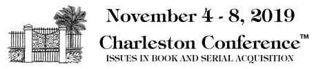 Charleston Conference - November 4-8, 2019
