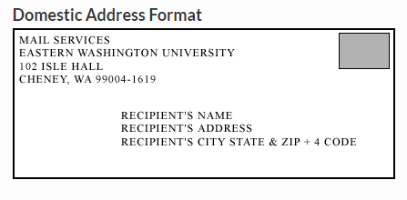 the format for domestic address