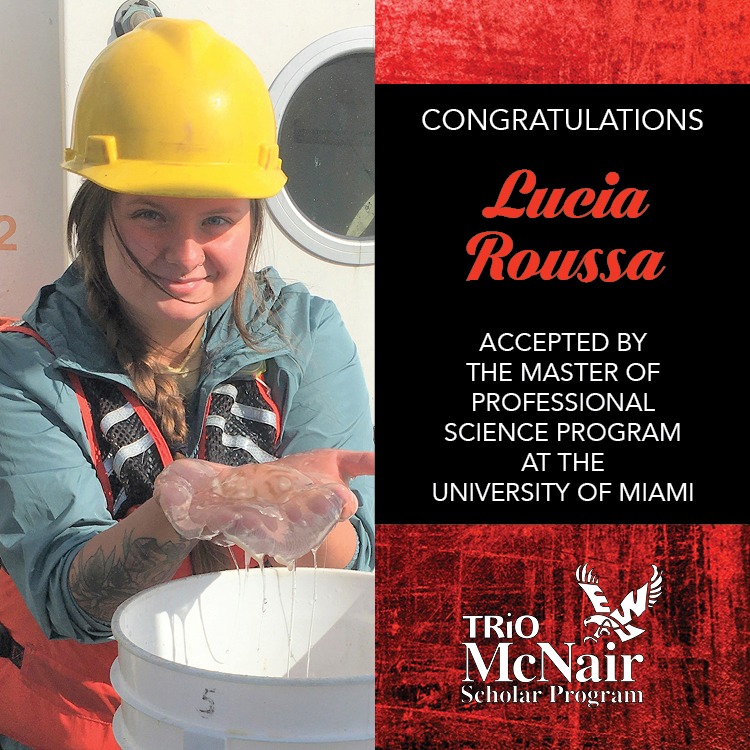 Lucia Roussa Accepted to Masters Program at University of Miami