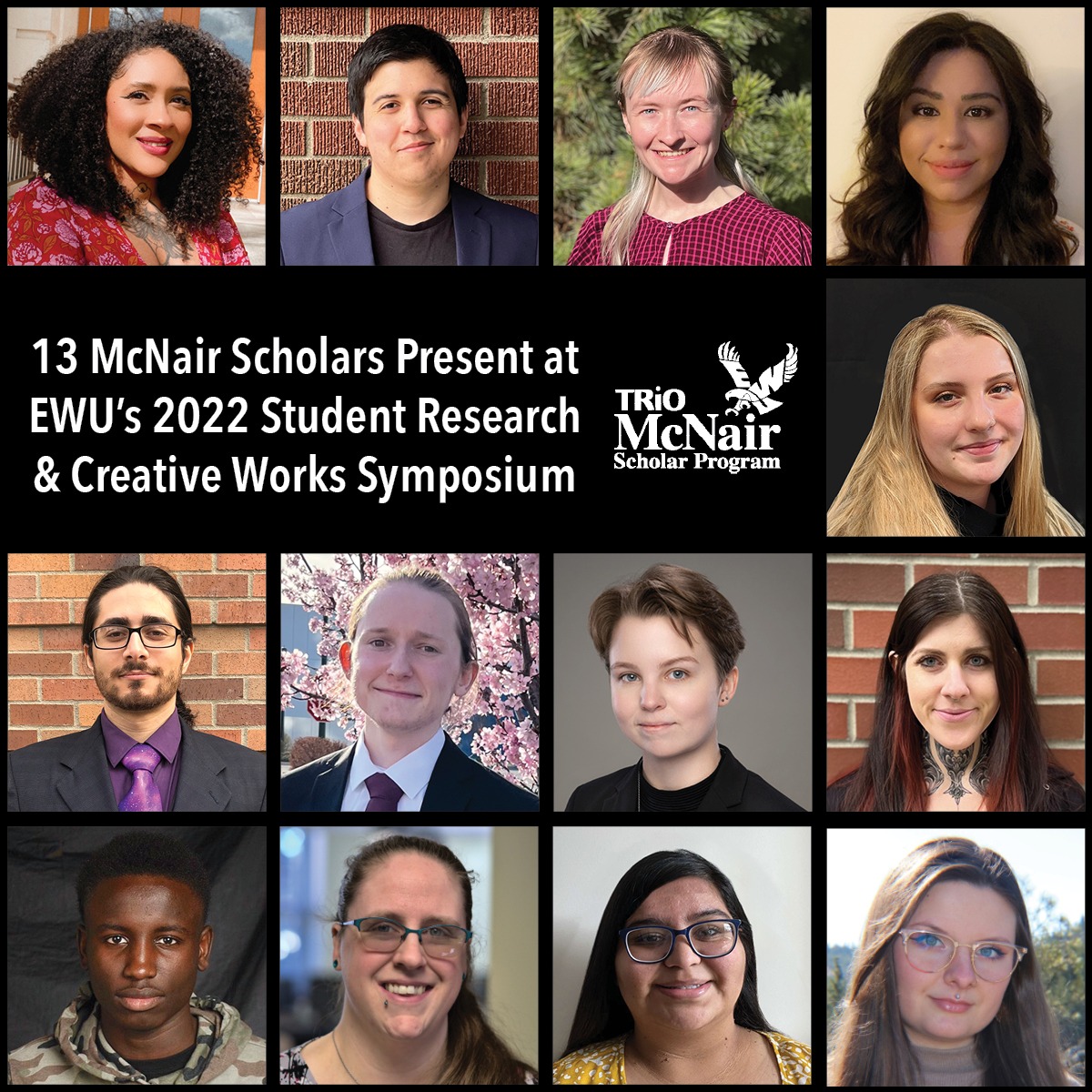 13 McNair Scholars Present at EWU’s 2022 Student Research & Creative Works Symposium