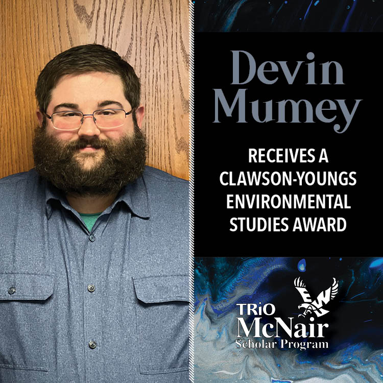 Devin Mumey Receives a Clawson-Youngs Environmental Studies Award