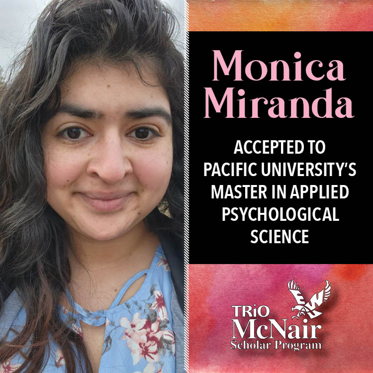 Monica Miranda Accepted to Pacific U