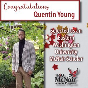 Quentin Young Selected as an EWU McNair Scholar