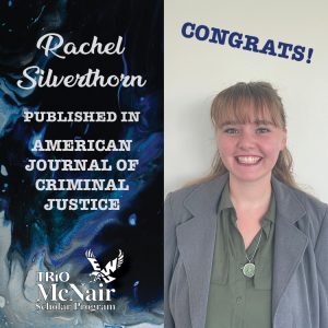 Rachel Silverthorn Published in American Journal of Criminal Justice