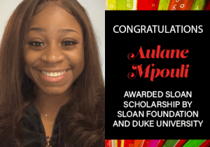 Aulane Mpouli Sloan Scholarship Award 2021