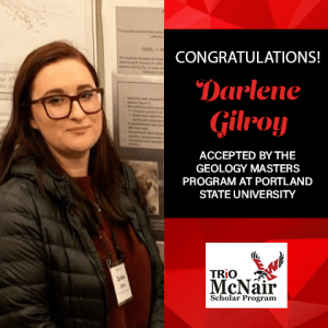 Darlene Gilroy Graduate School Acceptances 2021 PSU