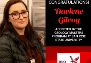 Darlene Gilroy Graduate School Acceptances 2021 SJSU