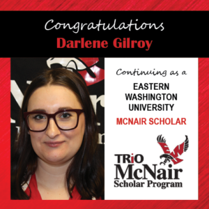 Darlene Gilroy McNair Continuing Scholar Announcements 2020