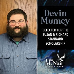 Devin Mumey Selected for the Standard Scholarship