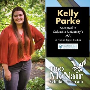 Kelly Parke Columbia University MA human Rights Studies Acceptance Offer