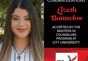 Lizeth Banuelos Graduate School Acceptances 2021 CITY