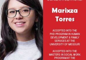 EWU McNair Scholar Marixza Torres Accepted into PHD at University of Missouri and MSW at University of Texas, Austin
