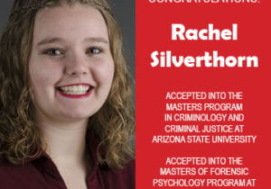 Rachel Silverthorn Grad School Acceptances Announcement 2019