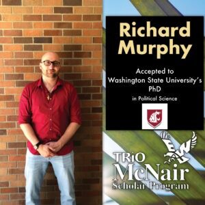 Richard Murphy WSU Political Science PhD Acceptance Offer