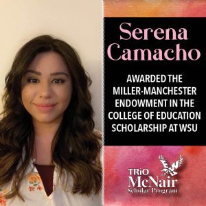 Serena Camacho WSU Scholarship