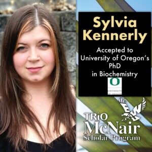 Sylvia Kennerly UofO Biochemistry PhD Acceptance Offer