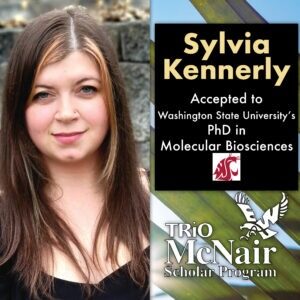 Sylvia Kennerly WSU Molecular Biosciences Program PhD Acceptance Offer
