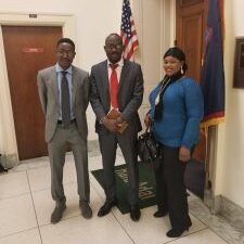 Abdu Mohammed Visiting Congressional Reps